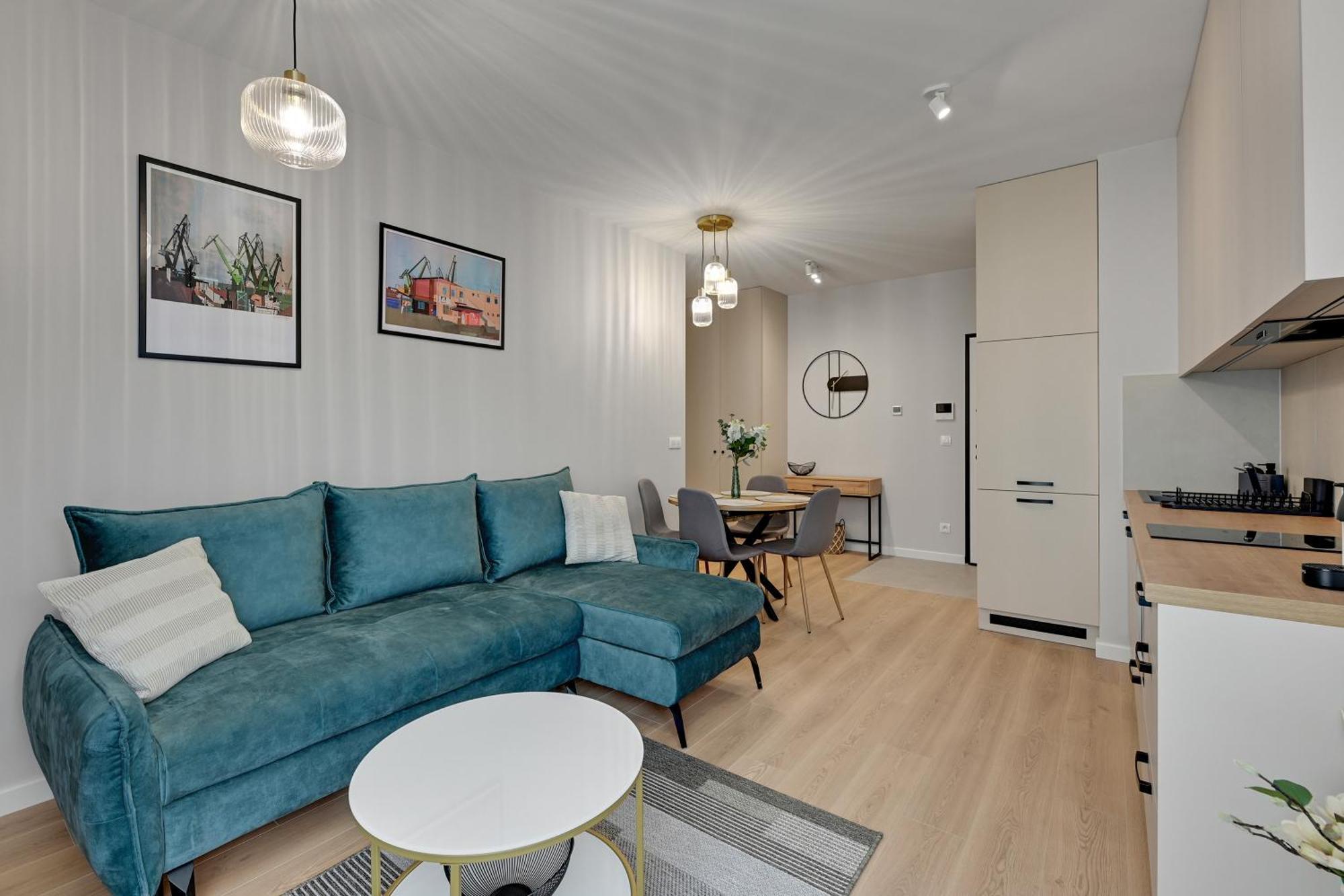 Doki Living By Blue Mandarin Parking & Foodhall Gdańsk Rom bilde