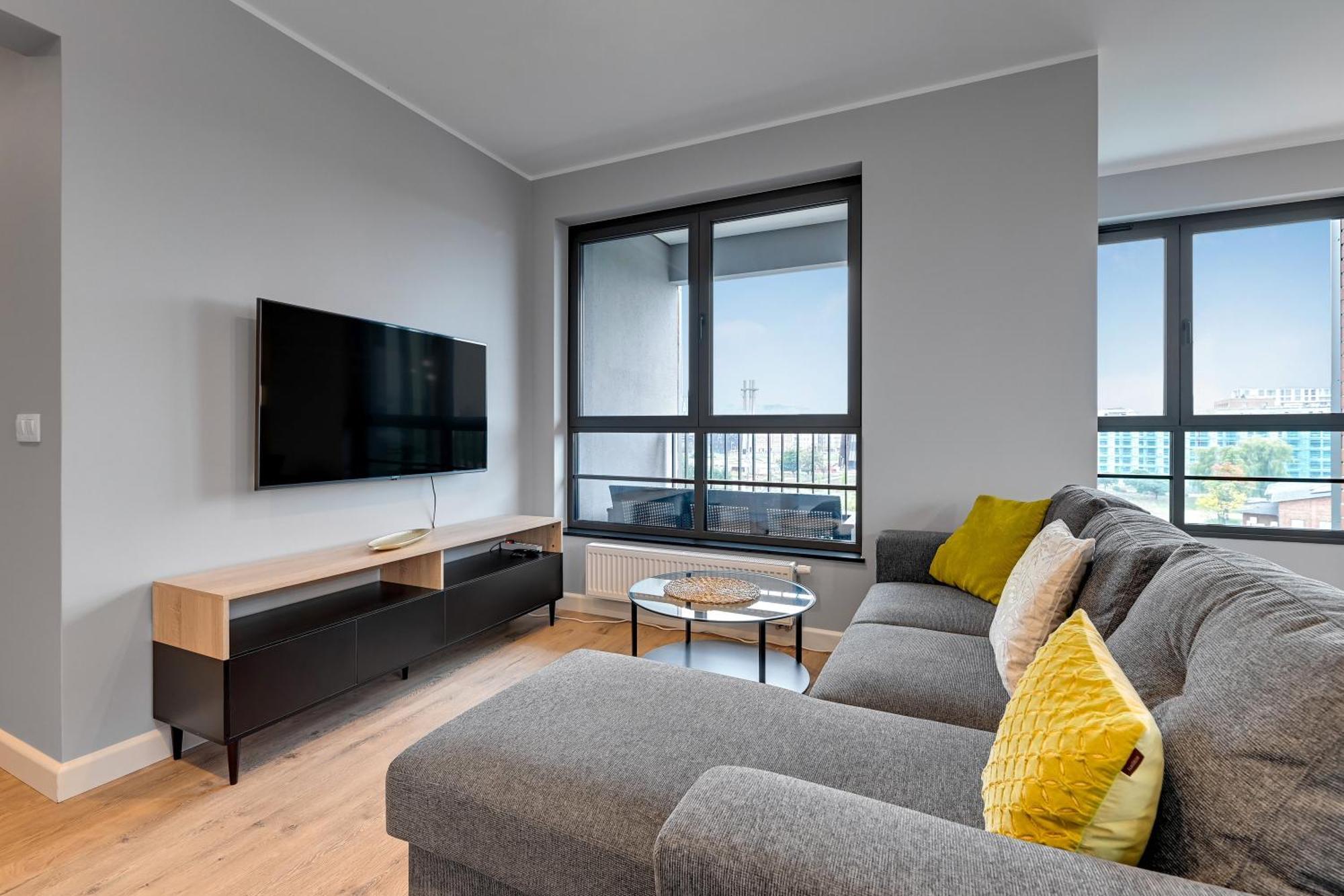 Doki Living By Blue Mandarin Parking & Foodhall Gdańsk Rom bilde