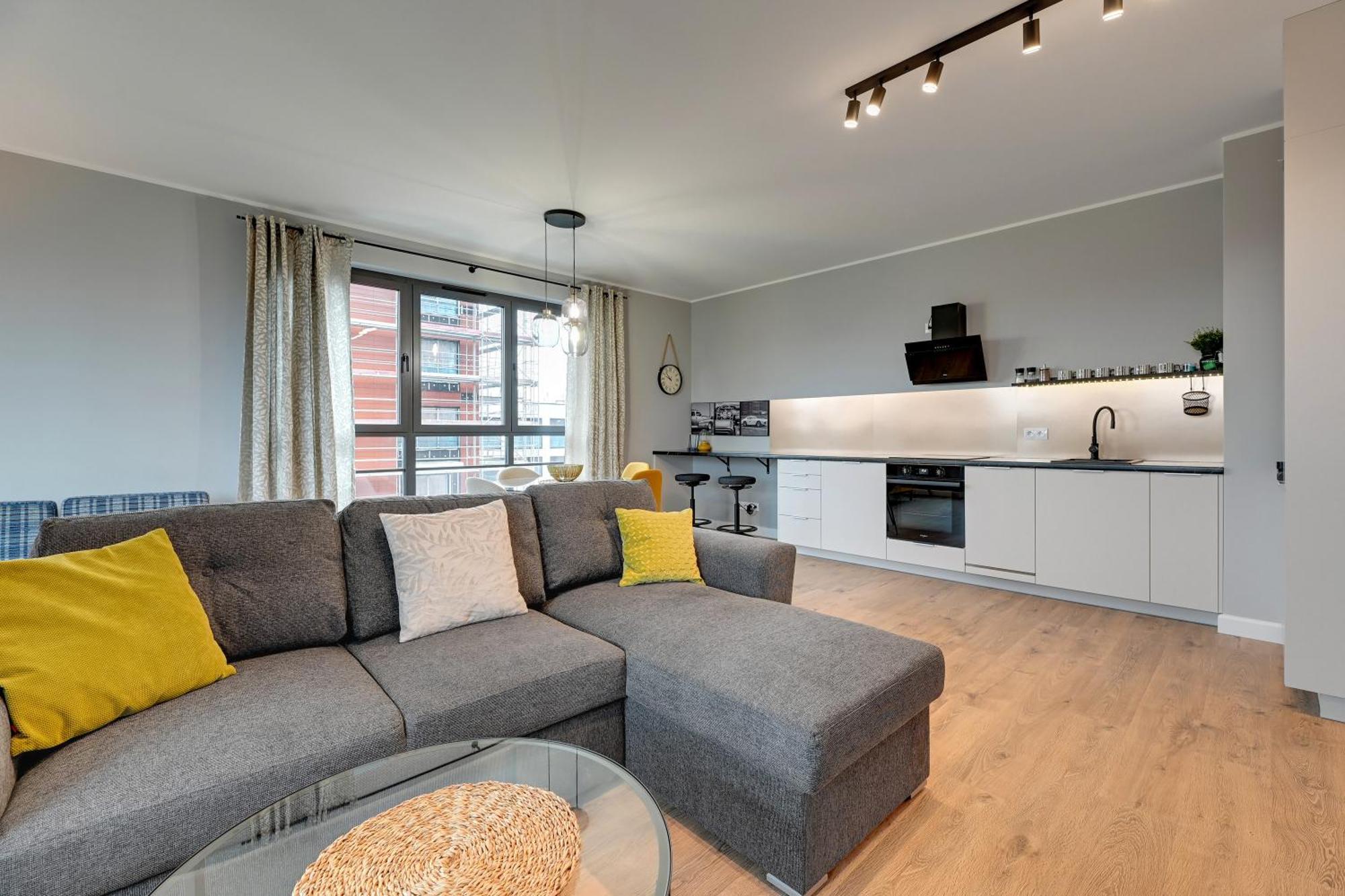 Doki Living By Blue Mandarin Parking & Foodhall Gdańsk Rom bilde