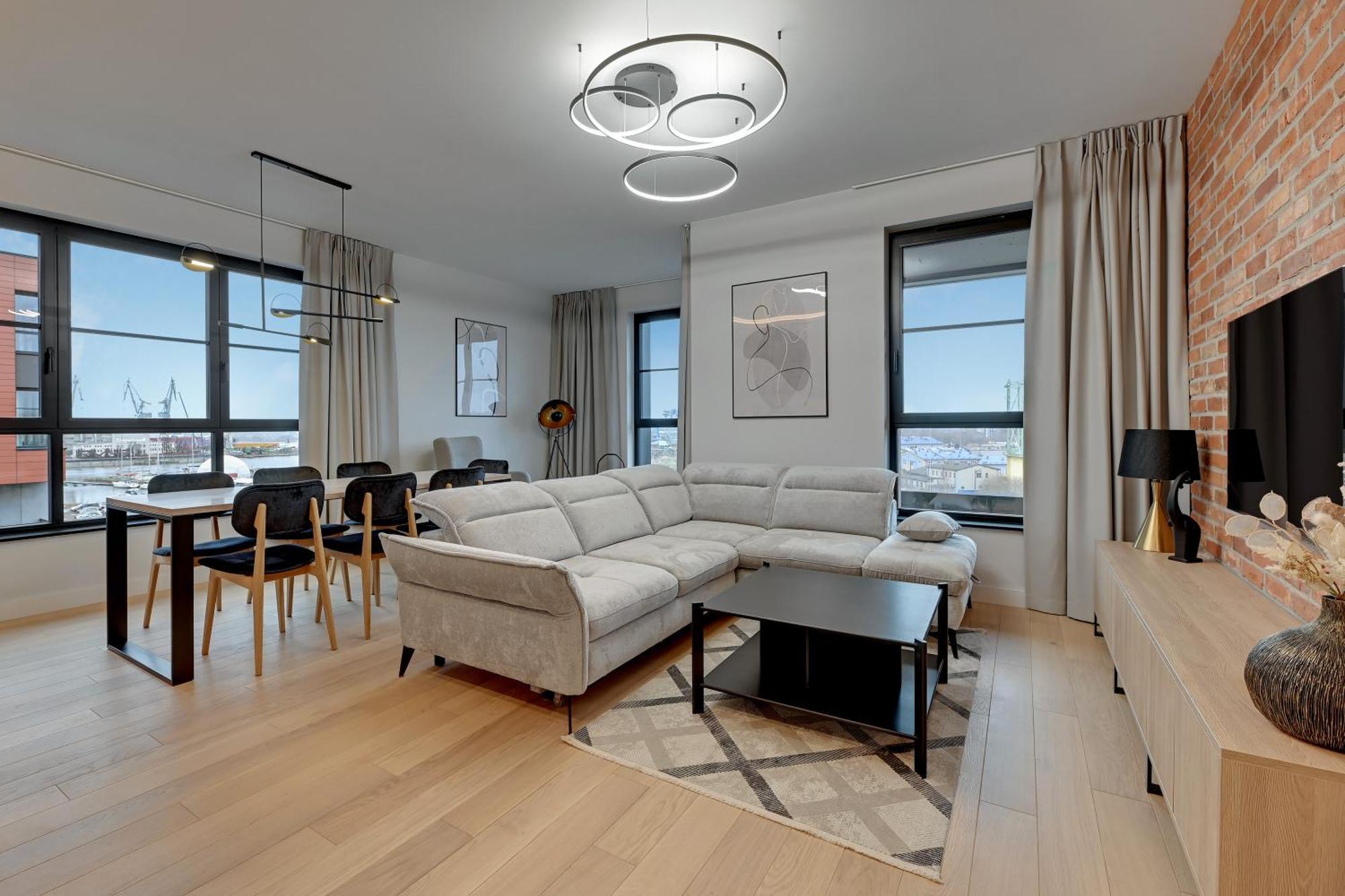 Doki Living By Blue Mandarin Parking & Foodhall Gdańsk Rom bilde