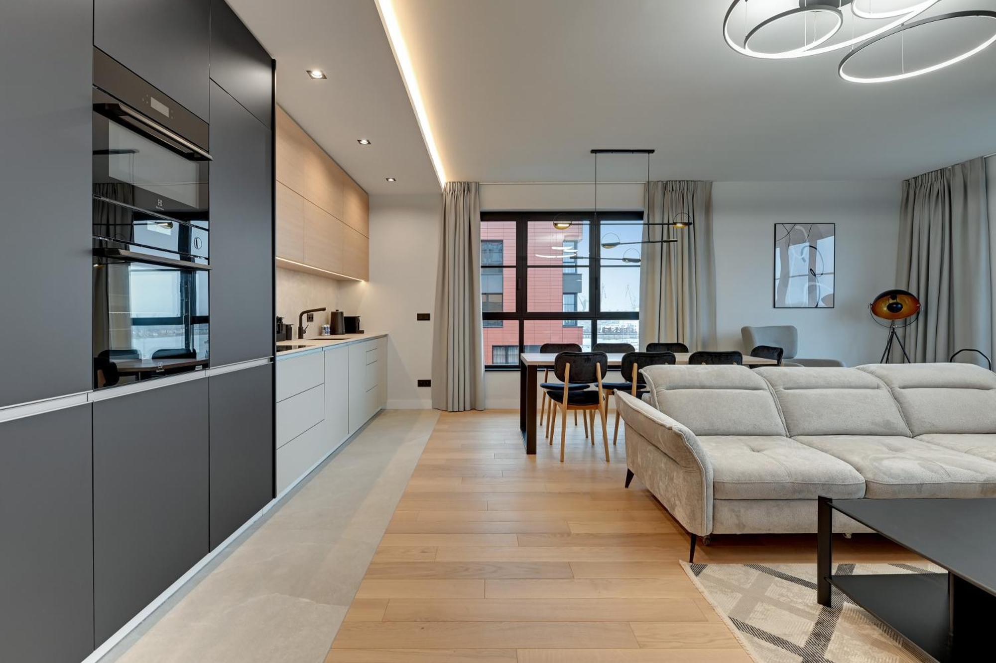 Doki Living By Blue Mandarin Parking & Foodhall Gdańsk Rom bilde